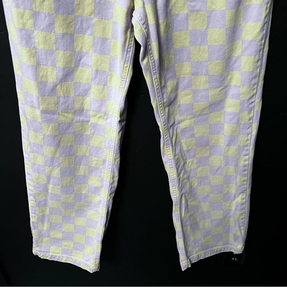 The Ragged Priest UO Exclusive
Checkered Jean Size: 28 color: yellow/ purple - Picture 8 of 17